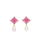 J Pearls Navishka Pearl Earrings - Real Pearl Jewelry | Grocsy
