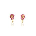 J Pearls Jaanvi Pearl Earrings - Real Pearl Jewelry | Grocsy