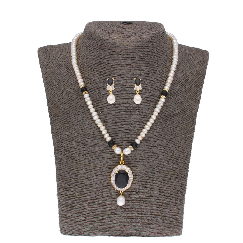 J Pearls Dharti Pearl Set - Real Pearl Jewelry | Grocsy