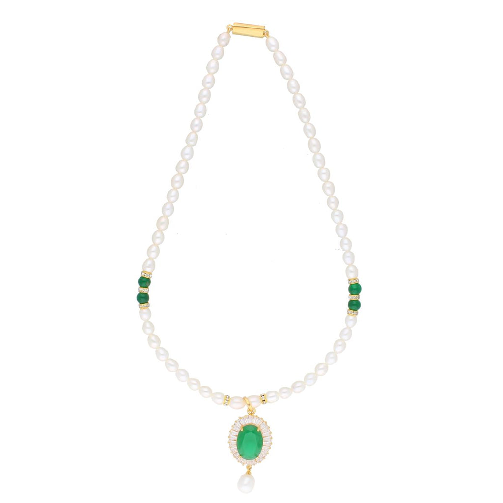 J Pearls Dharti Pearl Set - Real Pearl Jewelry | Grocsy