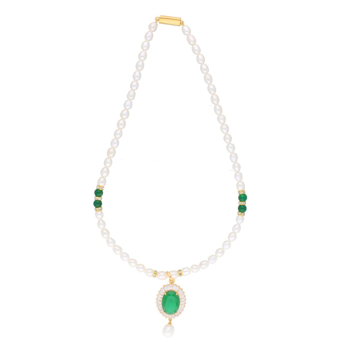 J Pearls Dharti Pearl Set - Real Pearl Jewelry | Grocsy