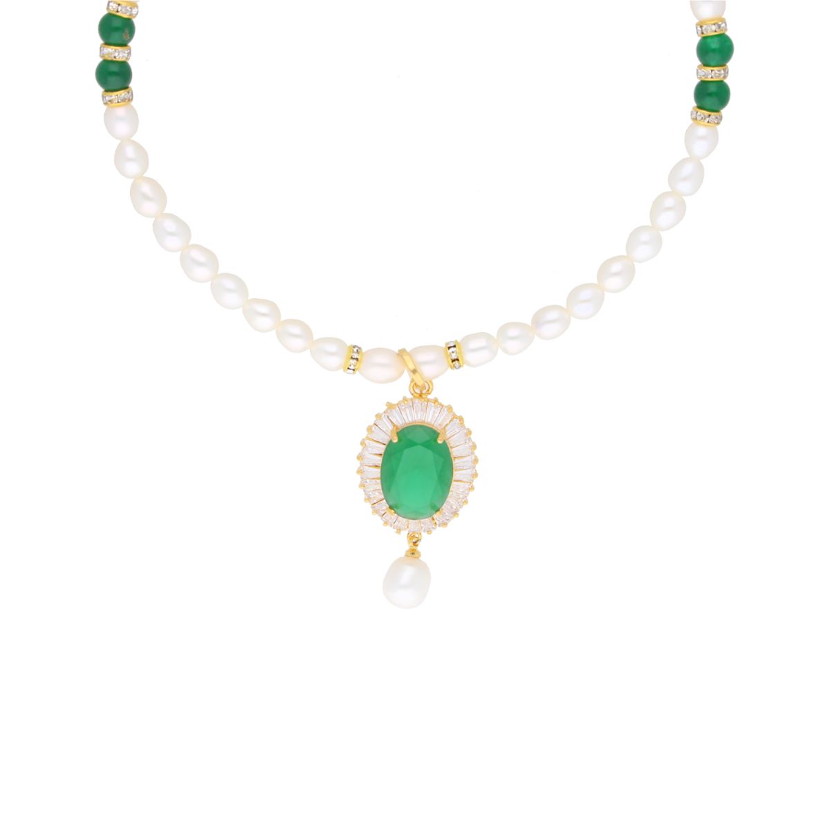 J Pearls Dharti Pearl Set - Real Pearl Jewelry | Grocsy