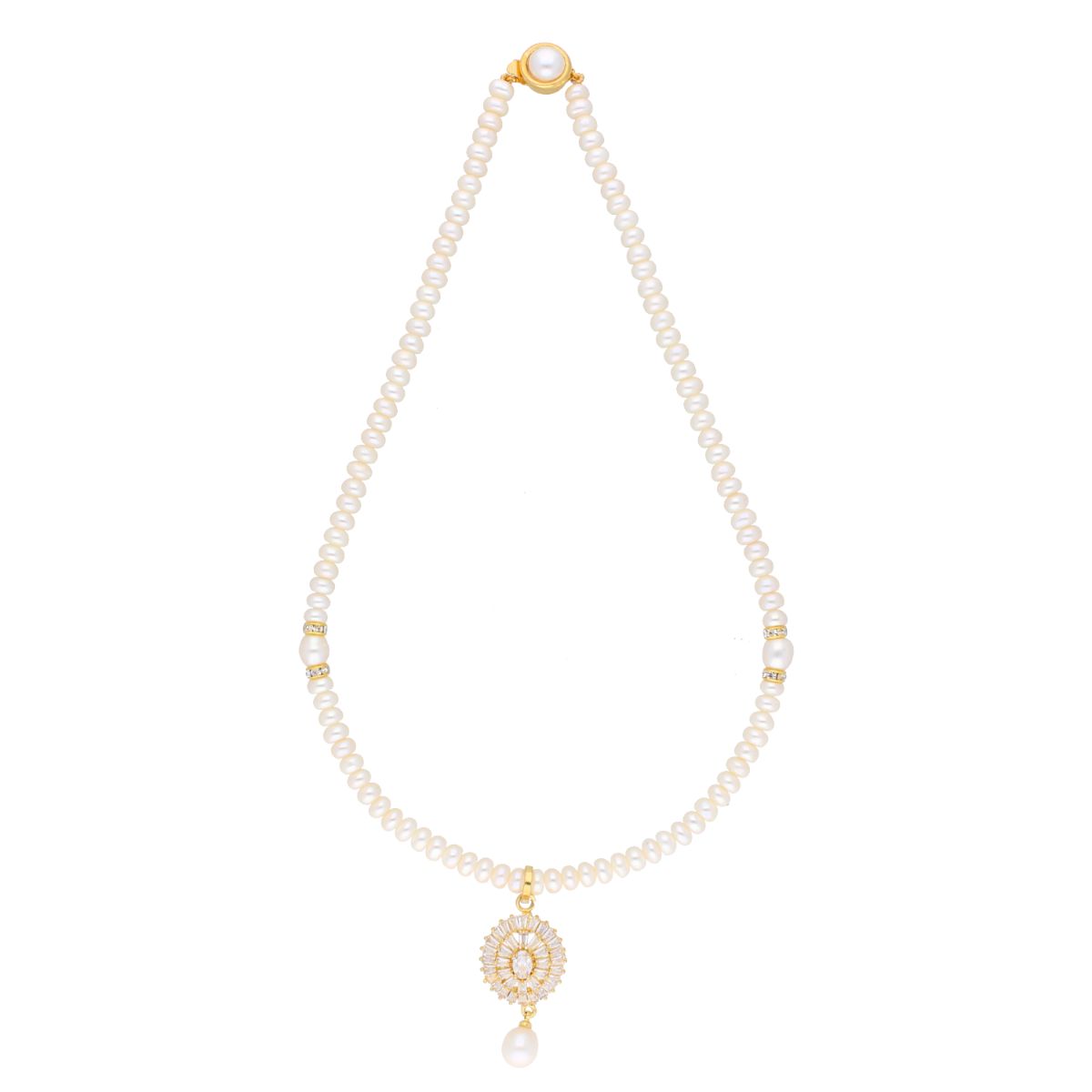 J Pearls Eeshika Pearl Set - Real Pearl Jewelry | Grocsy