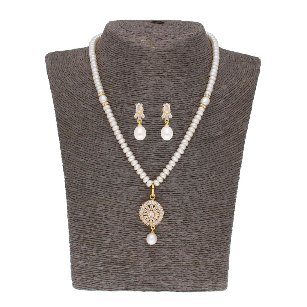 J Pearls Eeshika Pearl Set - Real Pearl Jewelry | Grocsy