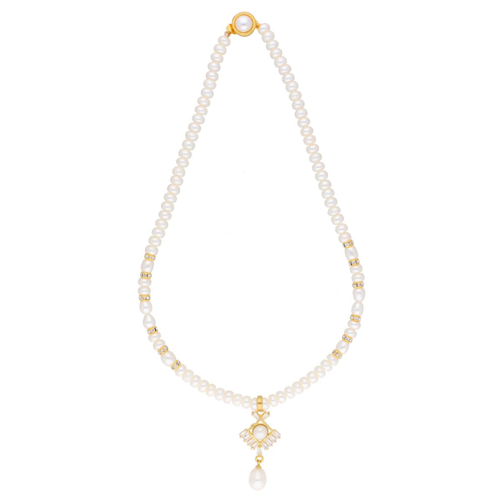 J Pearls Yashvi Pearl Set - Real Pearl Jewelry