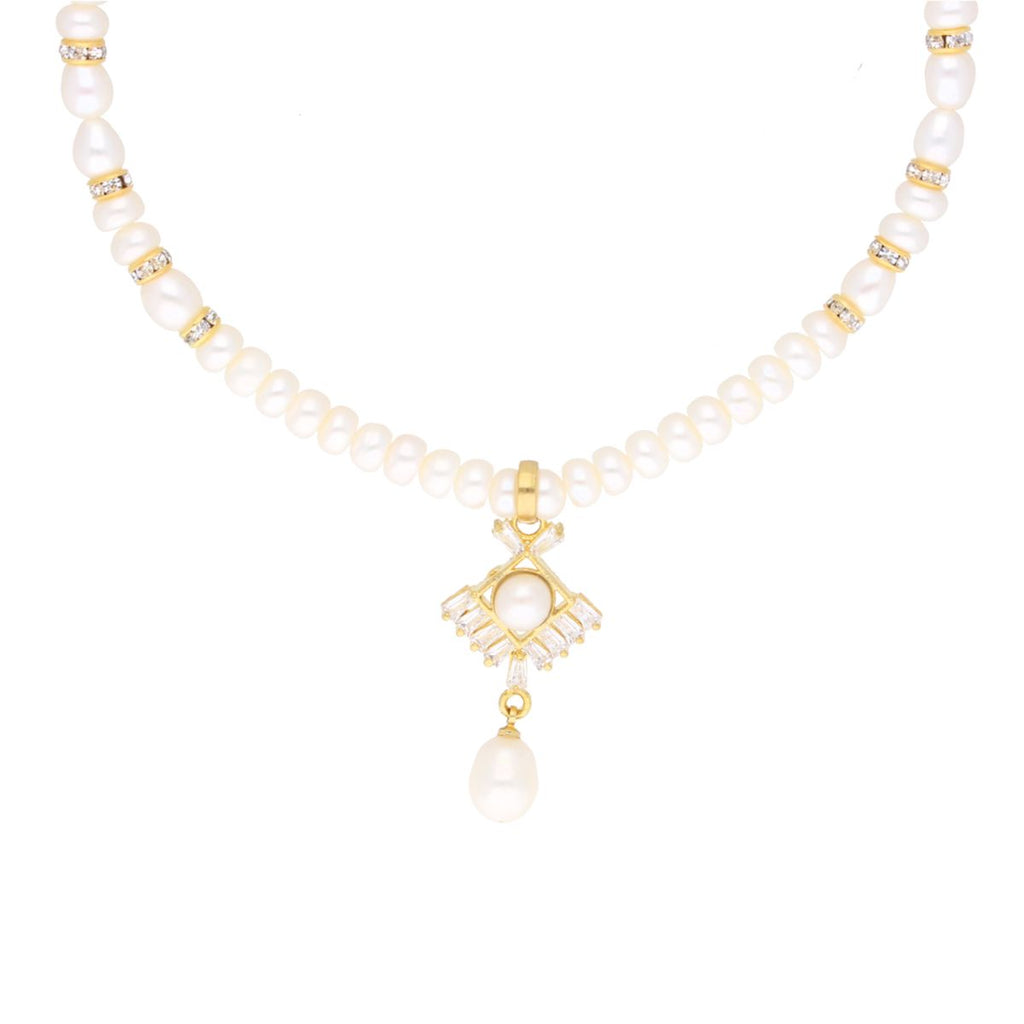 J Pearls Yashvi Pearl Set - Real Pearl Jewelry