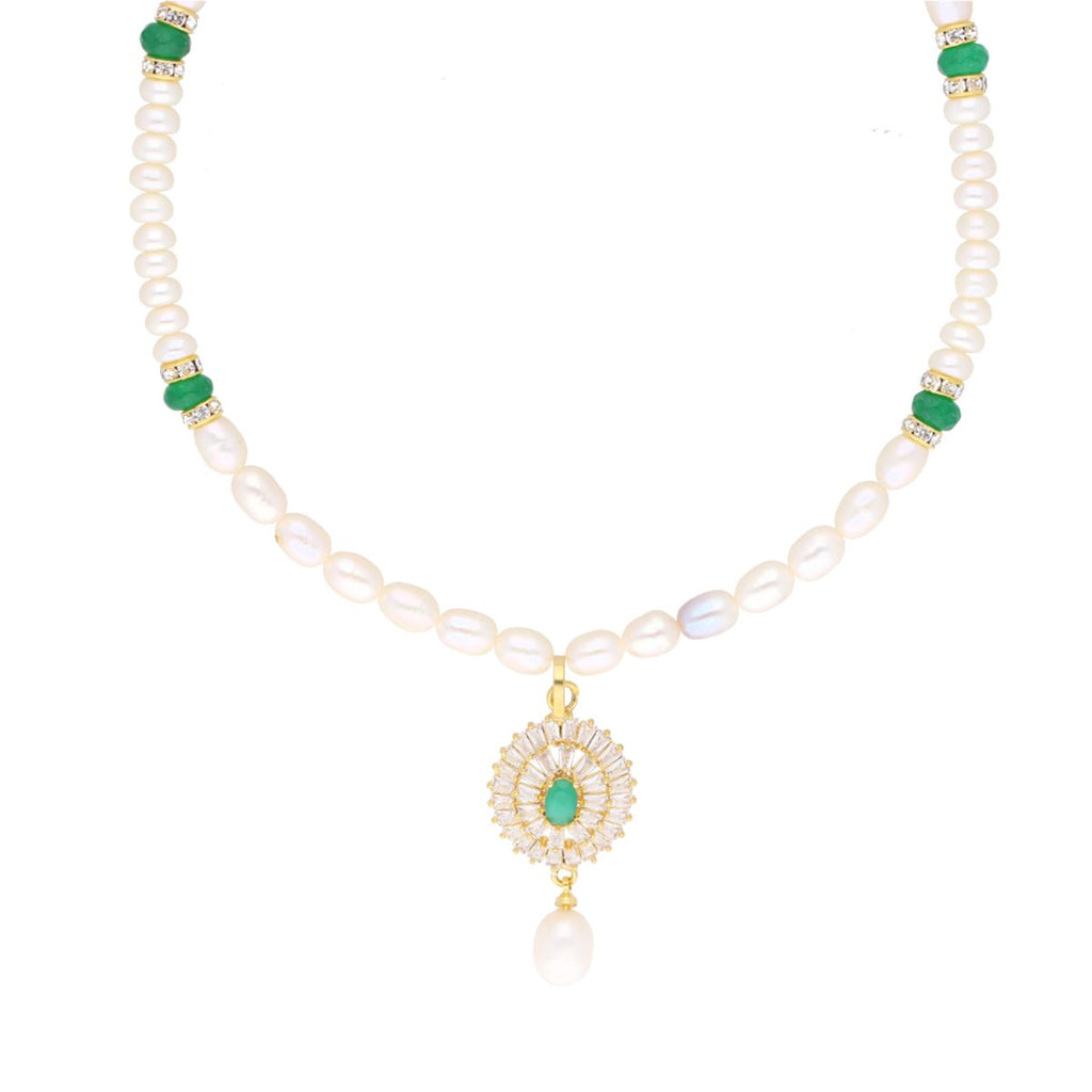 J Pearls Eeshika Pearl Set - Real Pearl Jewelry | Grocsy