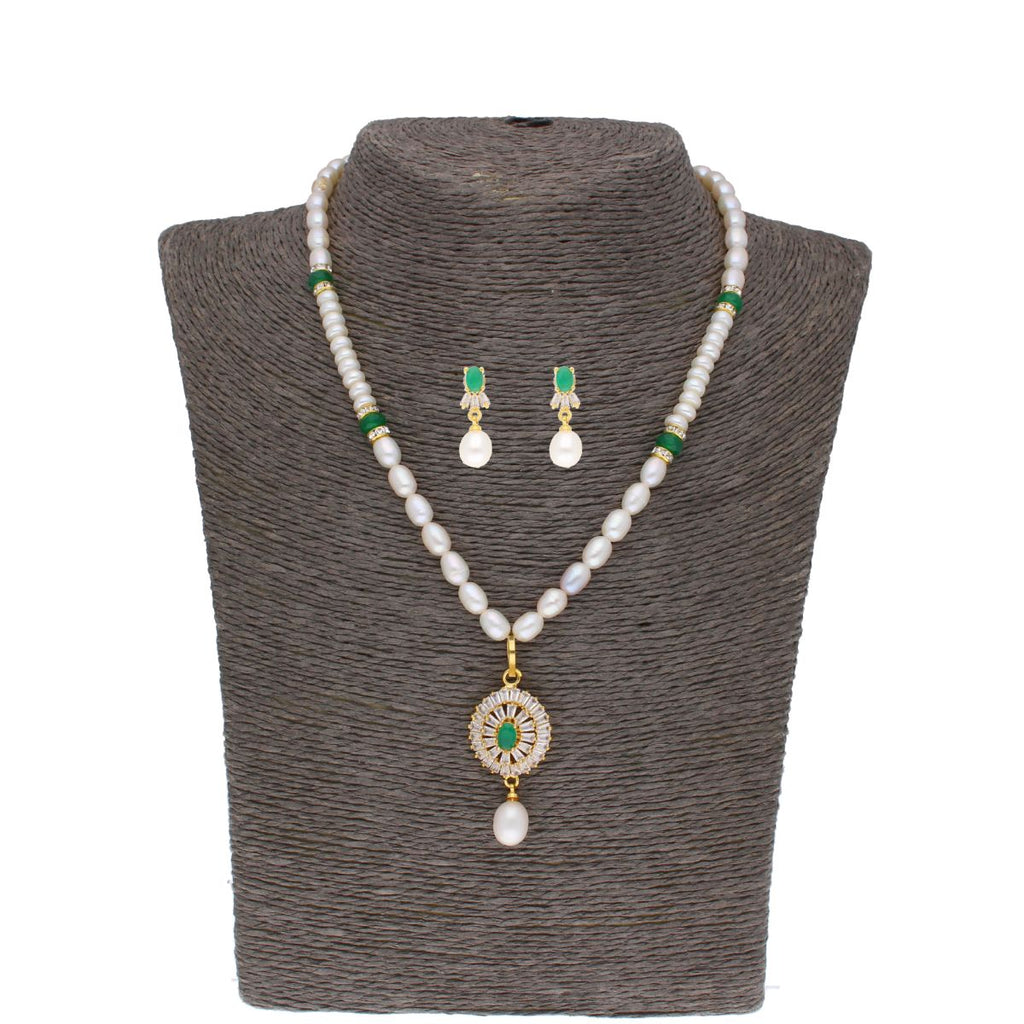 J Pearls Eeshika Pearl Set - Real Pearl Jewelry | Grocsy