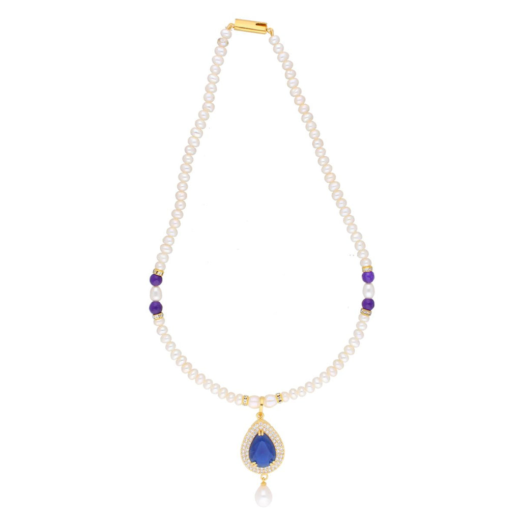 J Pearls Jaanvi Pearl Set - Real Pearl Jewelry | Grocsy