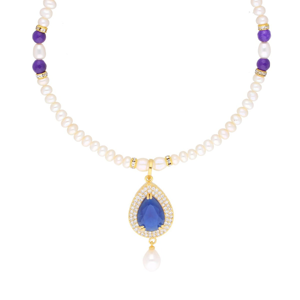 J Pearls Jaanvi Pearl Set - Real Pearl Jewelry | Grocsy