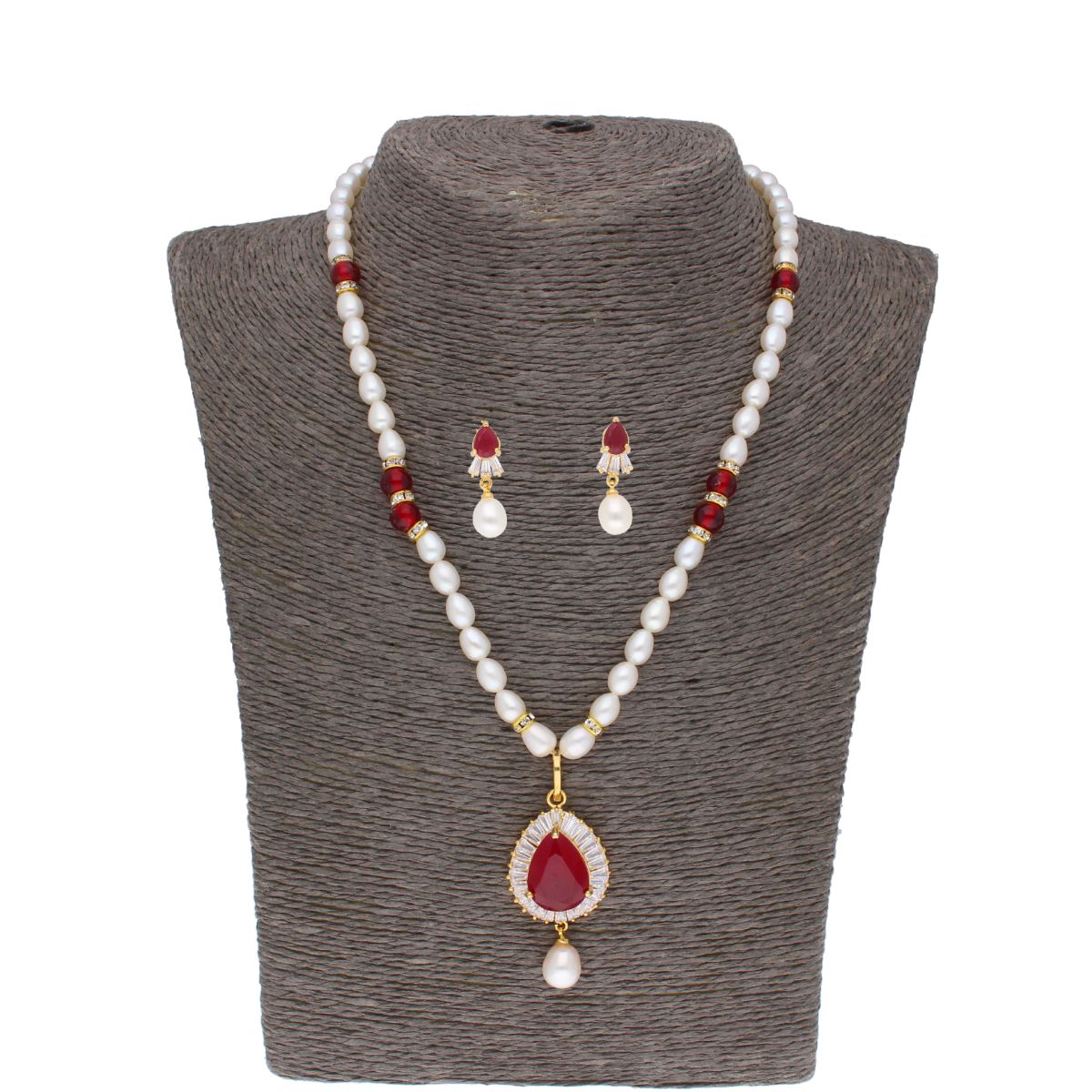 J Pearls Hiya Pearl Set - Real Pearl Jewelry | Grocsy