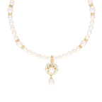 J Pearls Theertha Pearl Set - Real Pearl Jewelry | Grocsy