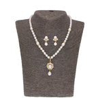 J Pearls Theertha Pearl Set - Real Pearl Jewelry | Grocsy