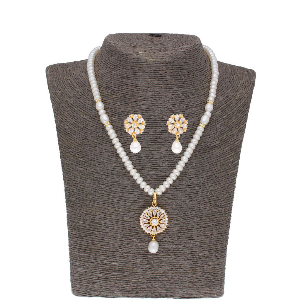 J Pearls Baheera Pearl Set - Real Pearl Jewelry