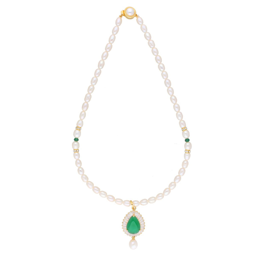 J Pearls Dhenuka Pearl Set - Real Pearl Jewelry | Grocsy