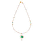 J Pearls Dhenuka Pearl Set - Real Pearl Jewelry | Grocsy