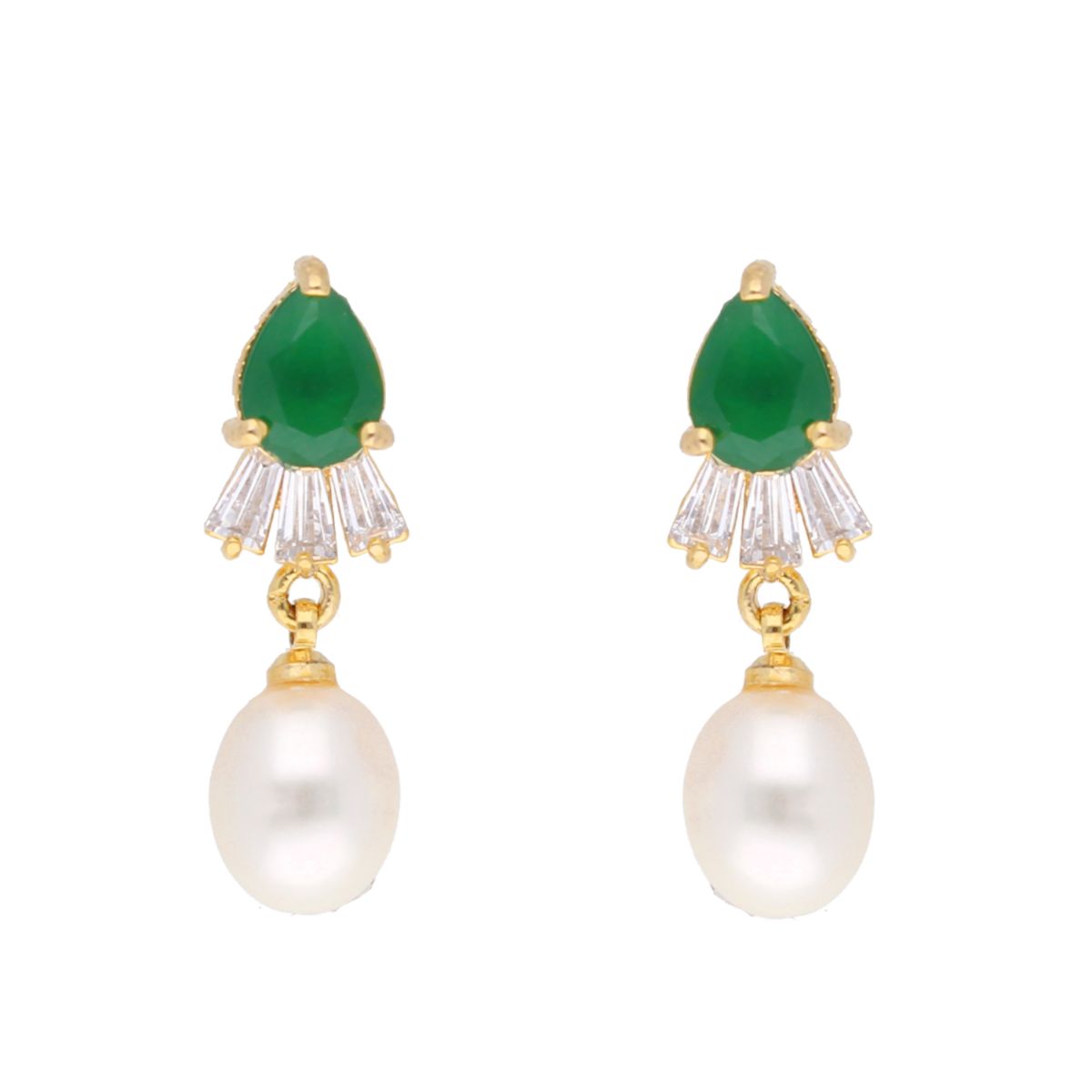 J Pearls Dhenuka Pearl Set - Real Pearl Jewelry | Grocsy