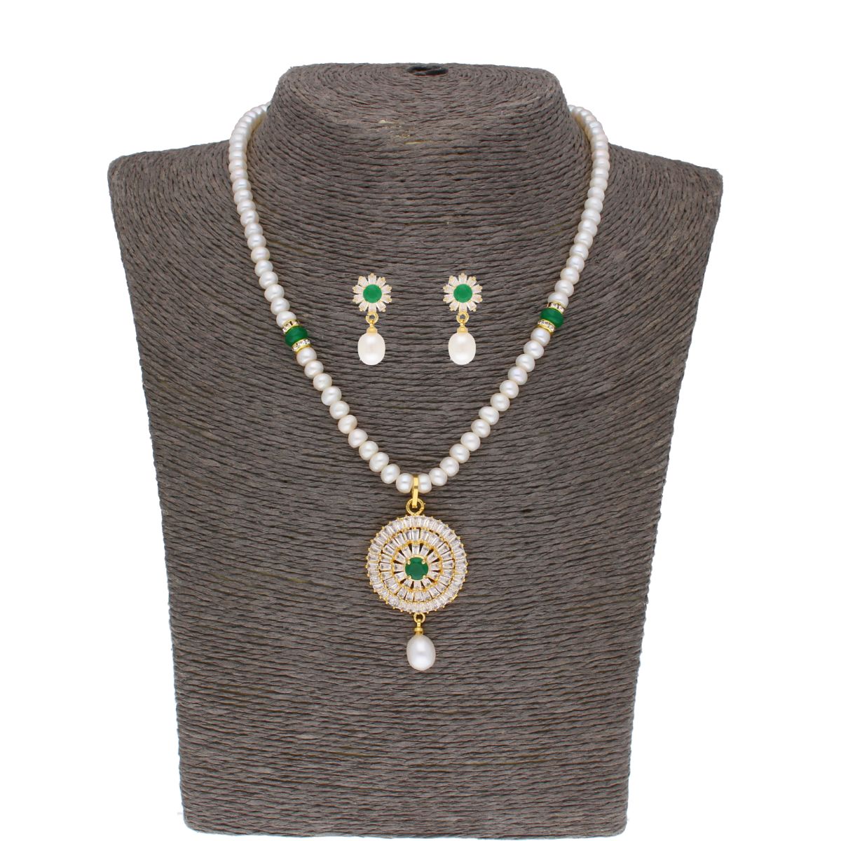 J Pearls Eeshvi Pearl Set - Real Pearl Jewelry | Grocsy