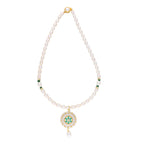 J Pearls Theertha Pearl Set - Real Pearl Jewelry | Grocsy