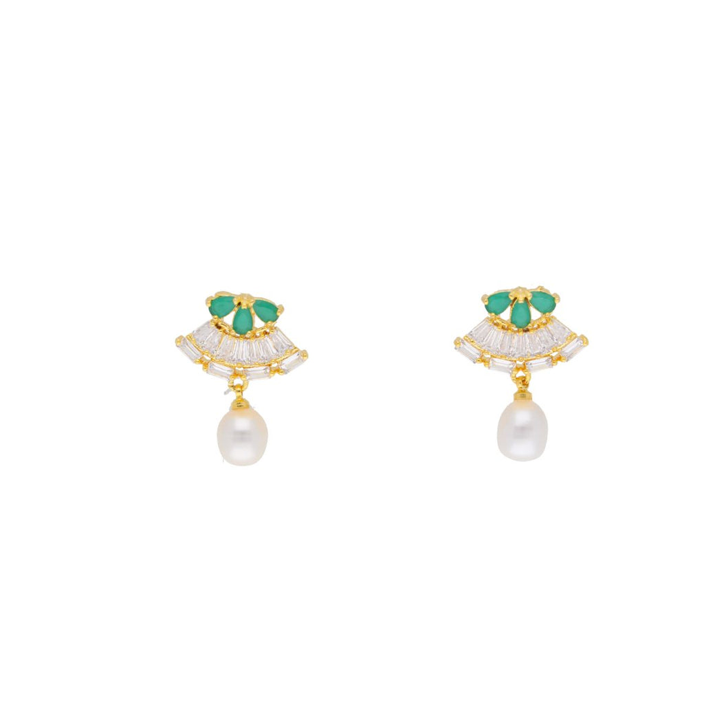 J Pearls Theertha Pearl Set - Real Pearl Jewelry | Grocsy