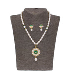 J Pearls Theertha Pearl Set - Real Pearl Jewelry | Grocsy