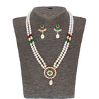 J Pearls Abeedha Pearl Set - Real Pearl Jewelry | Grocsy