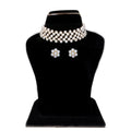 J Pearls Tulsi 1 Line Pearl Choker - Real Pearl Jewelry | Grocsy