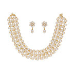J Pearls Abarna 1 Line Pearl Choker - Real Pearl Jewelry | Grocsy