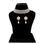 J Pearls Abarna 1 Line Pearl Choker - Real Pearl Jewelry | Grocsy
