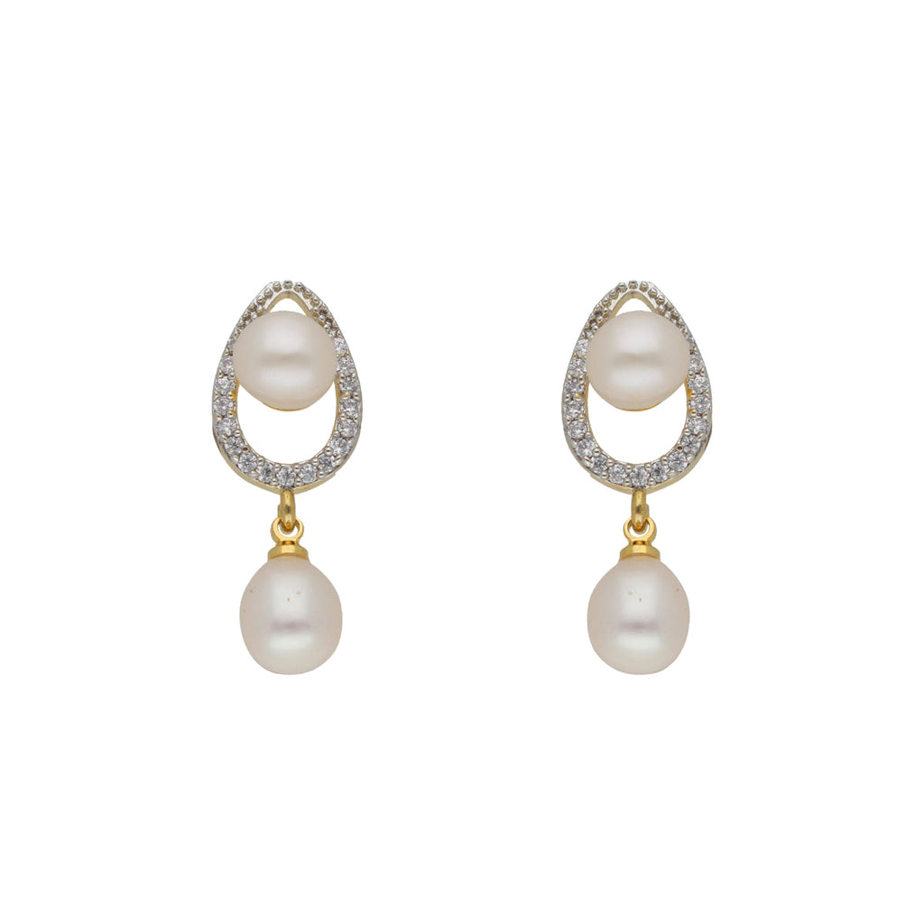 J Pearls Badarika 1 Line Pearl Sets - Real Pearl Jewelry