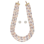 J Pearls Freena 4 Lines Pearl Sets - Real Pearl Jewelry