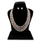 J Pearls Freena 4 Lines Pearl Sets - Real Pearl Jewelry