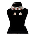 J Pearls Eeshta 1 Line Pearl Choker - Real Pearl Jewelry | Grocsy