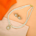 J Pearls Lekha 2 Lines Pearl Necklace | Grocsy