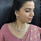 J Pearls Lipika 2 Lines Pearl Necklaces | Grocsy