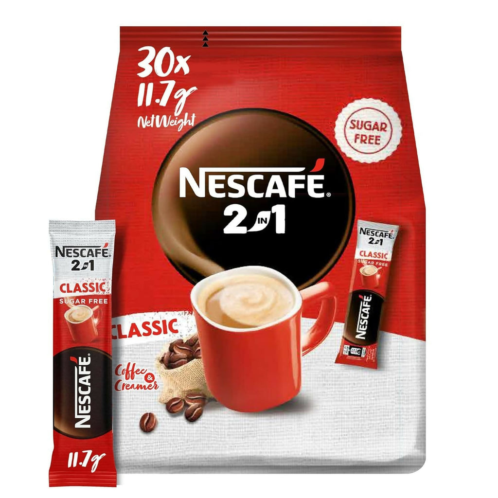 Nescafe 2 In 1 Instant Coffee 30 Sachets | Grocsy