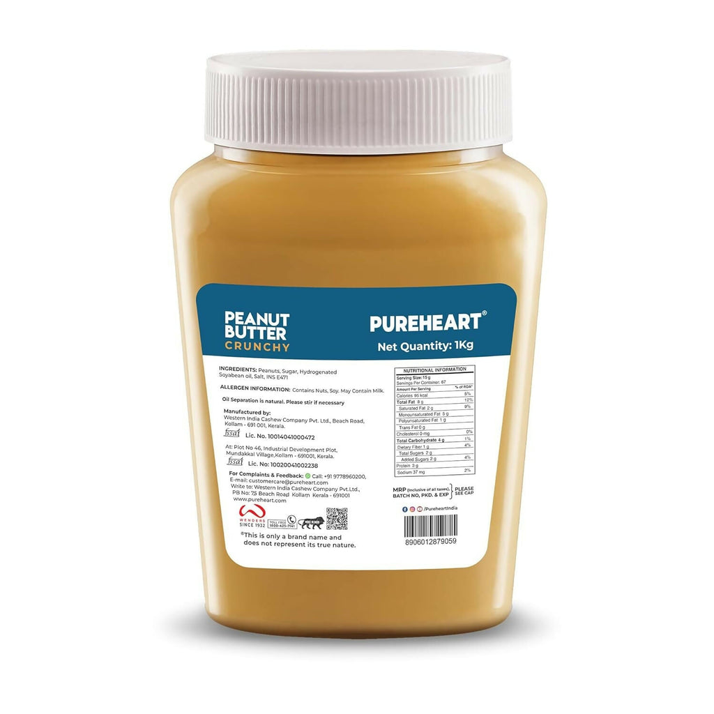 Pureheart Nutbutter Crunchy Peanut Butter | Grocsy