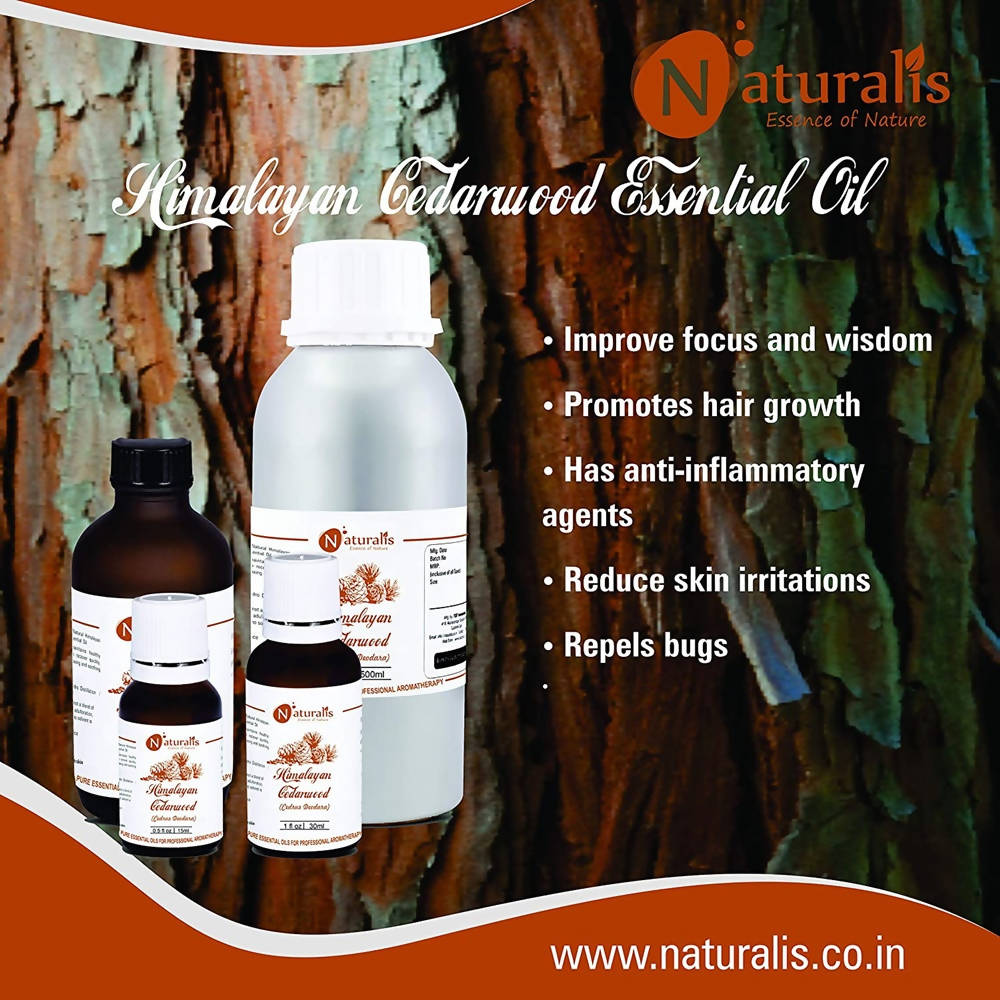 Naturalis Essence of Nature Himalayan Cedarwood Essential Oil | Grocsy