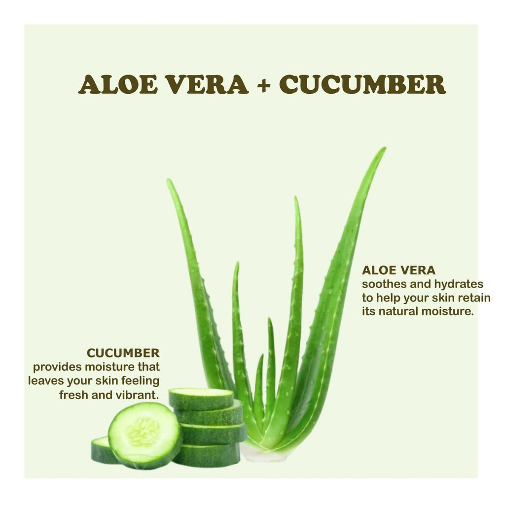 Kimayra Aloe Vera + Cucumber Face Pack Powder For Refreshing Glow Skin, Helps In Anti ?Ageing | Grocsy