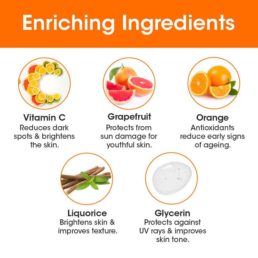 TAC - The Ayurveda Co. 10% Vitamin C Face Serum for Toning, Brightening & Glowing Skin For Women & Men | Grocsy