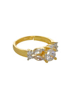 Diamond and Solitaire Ring- Ruby Raang | Grocsy