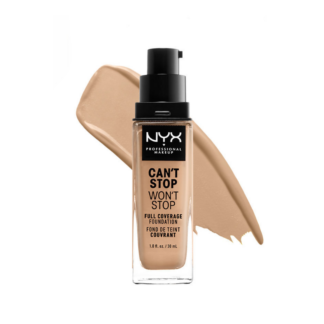 NYX Professional Makeup Can't Stop Won't Stop Full Coverage Foundation - True Beige | Grocsy