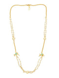 White Beaded, Kundan Necklace - Ruby Raang | Grocsy