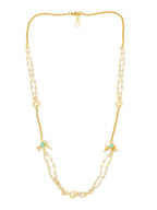White Beaded, Kundan Necklace - Ruby Raang | Grocsy