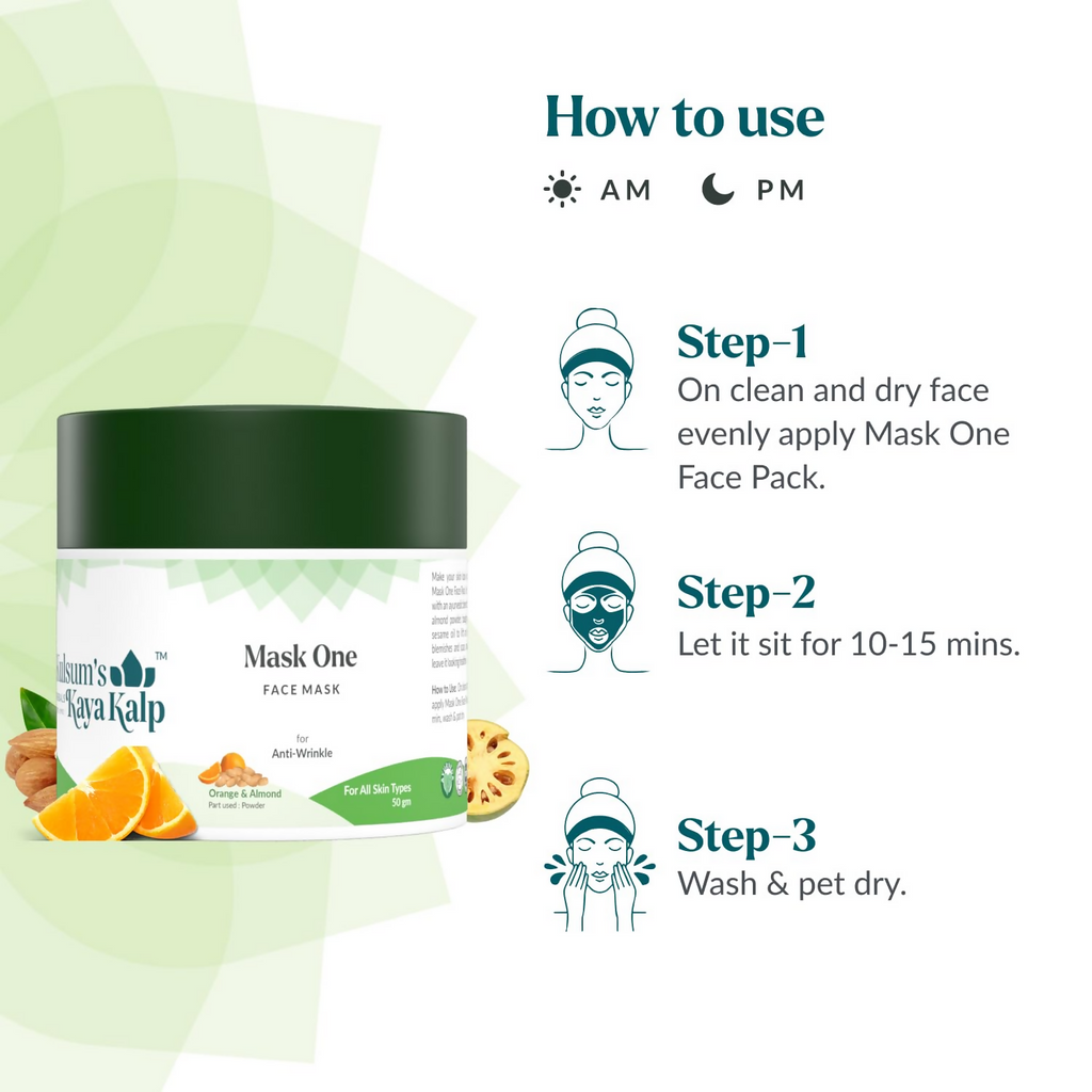 Kulsum's Kaya Kalp Mask One Face Mask For Anti-Wrinkle | Grocsy