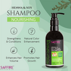 Saffire Naturals Henna & Soy Protein Deep Root Nourishing Shampoo | Grocsy