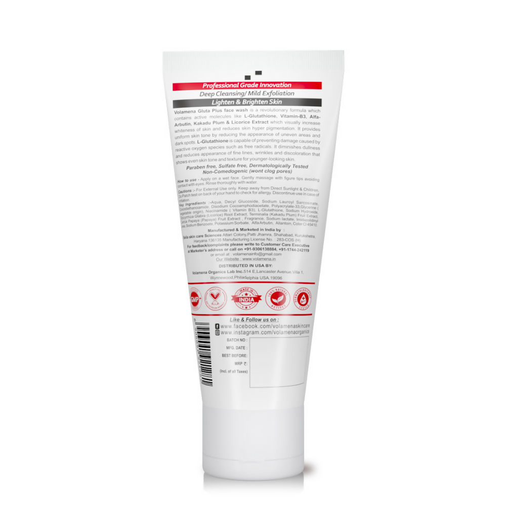 Volamena L -Glutathione Gluta + Face Wash | Grocsy