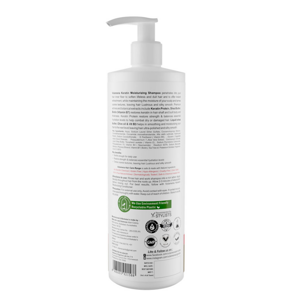 Volamena Keratin Moisturizing Shampoo | Grocsy
