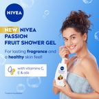 Nivea Passion Fruit & Monoi Oil Shower Gel | Grocsy