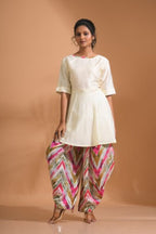 Morchari Patiala Salwar Top - Multicolour | Grocsy